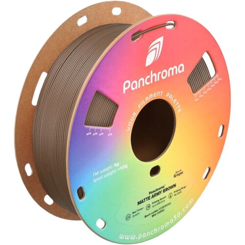 Polymaker Panchroma&amp;trade; PLA Matte Army Brown - 1,75 mm / 1000 g Slike