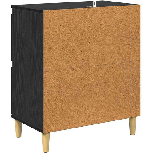  Kreveta Crni hrast 60 x 35 x 70 cm Konstruirano drvo Slike