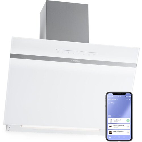 Klarstein Ava 60, kuhinjska napa, 60 cm, stenska, WiFi, A++, 515 m³/h, zaslon na dotik Cene