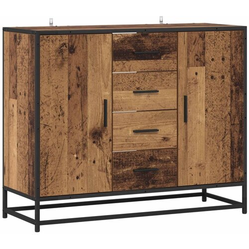 Kreveta Staro drvo 92 x 35 x 76 cm Konstruirano drvo - Staro drvo Slike