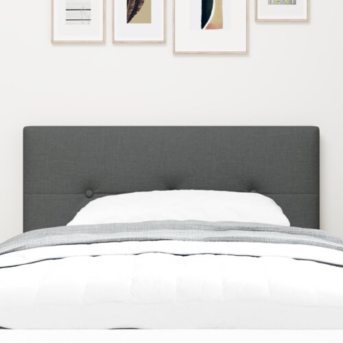 VidaXL led uzglavlje s botunima tamno sivo 80 cm tkanina Slike