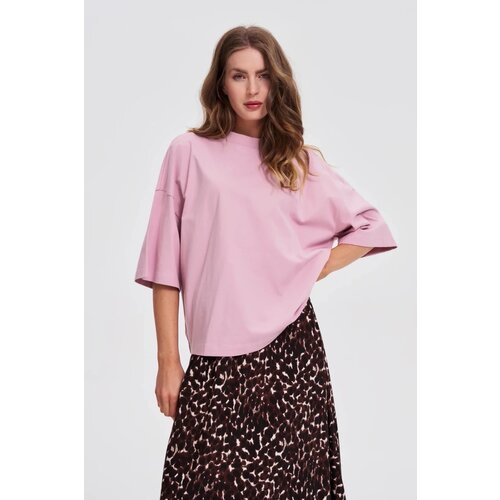 Marisse Plain Oversized Pink Blouse Slike