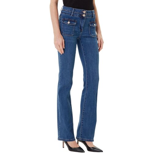 Morgan Kavbojke bootcut 241-POLEN3 Modra Cene