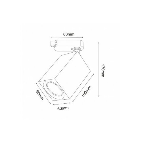 Bb Link &amp;scaron;inski reflektor TL21426 1xGU10 beli monofazni Slike