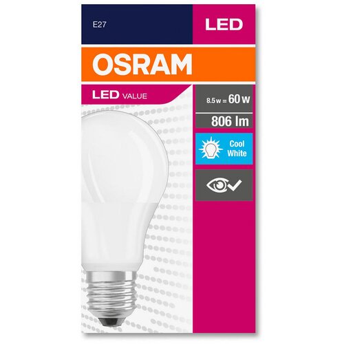 Osram LED žarulja Value E27 9 W 806 lm 4000 K (60W) Cene