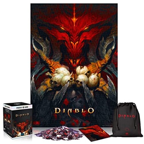 Lotte Diablo: Gospod terorizma | 1000 komad sestavljanke | Vključuje plakat in torbo | 68 x 48 | Za odrasle in otroke, stare 14 let in več | Kot nalašč za b, (20834861) Cene