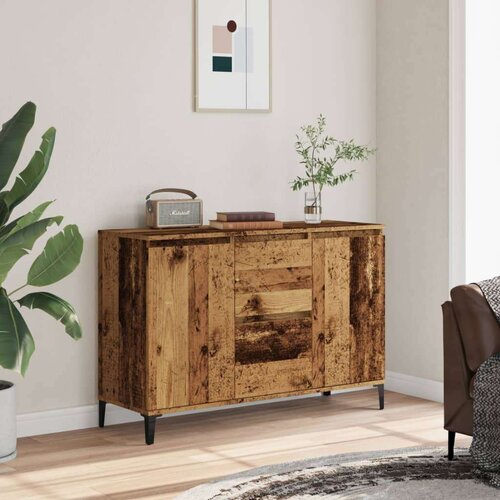 VidaXL Komoda boja starog drva 102x35x70 cm od konstruiranog drva Slike