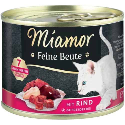 Miamor Feine Beute 12 x 185 g - Govedina