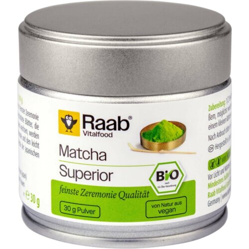 Raab Vitalfood GmbH BIO Matcha zeleni čaj v prahu Superior - 30 g Cene