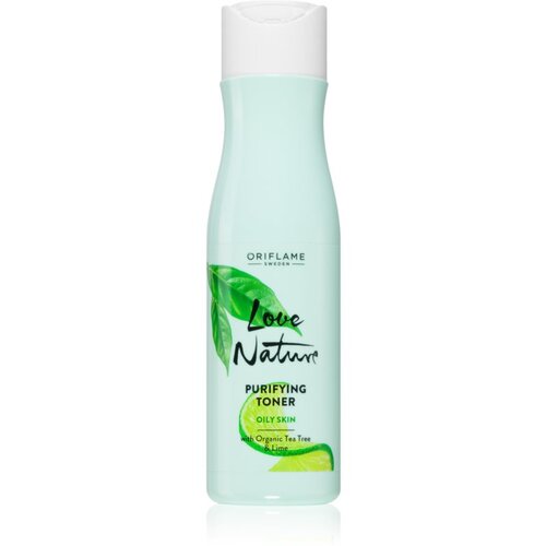 Oriflame Love Nature Organic Tea Tree & Lime voda za čišćenje lica za masnu kožu 150 ml Cijene