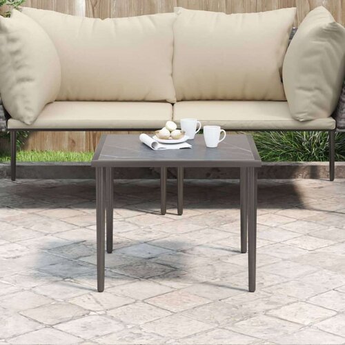  Vrtni stol sivi 48 x 48 x 37 cm čelični Cijene
