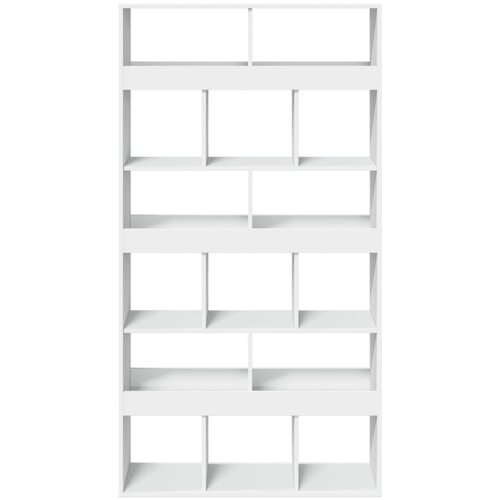  Regal za knjige bijeli 100 x 33 x 187,5 cm konstruirano drvo Slike