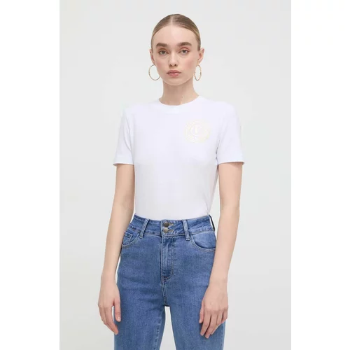 Versace Jeans Couture Majica kratkih rukava za žene, boja: bijela
