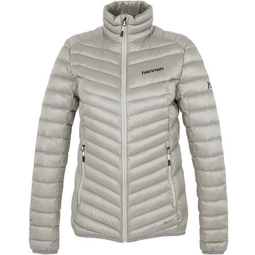 HANNAH Women&amp;#039;s light insulation down jacket AYLA light gray stripe Slike