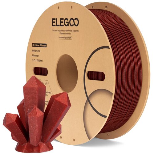  PLA Sparkle Black, 1.75 mm / 1000 g Slike
