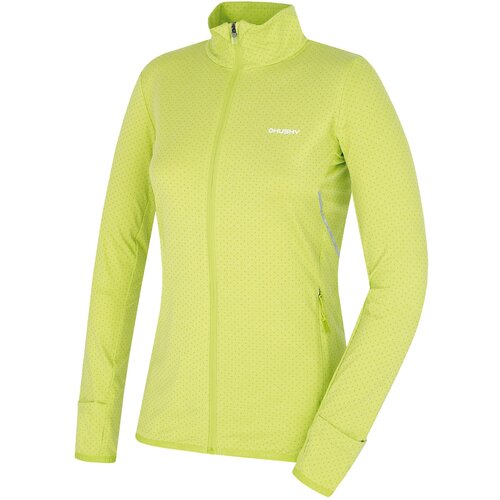 Husky Women's zip-up hoodie Astel L bright green Slike