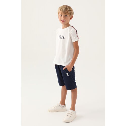 U.S. Polo Assn. komplet za dečake US1705-G, crno-beli Cene