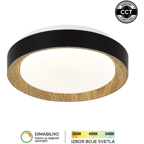 Forma LED plafonjera LP-405-28R BK+WD Cene