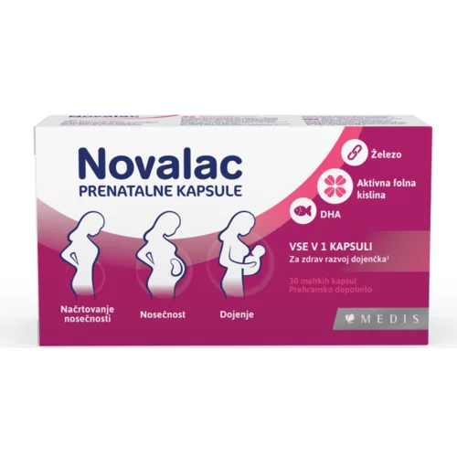 Novalac Prenatal, mehke kapsule