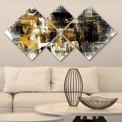 Wallity slika 4MDF77056099, 60x115 cm, 4 dela Cene