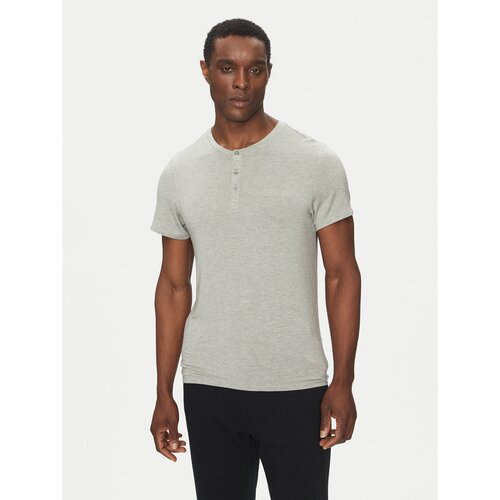 Calvin Klein Underwear Majica Henley LV00NM2803 Siva Regular Fit Cene