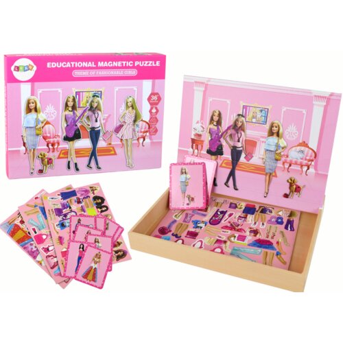 Doll Theme Educational Magnetic Puzzle Set Cene