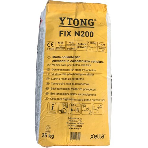YTONG lepilna malta fix N200 bela 25 kg Slike