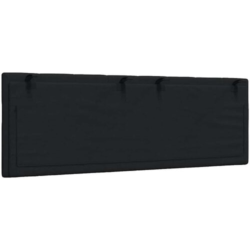 VidaXL jastuk za uzglavlje crni 120 cm od tkanine Slike