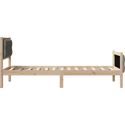  Okvir za krevet Tamno siva 80 x 200 cm tkanina Slike