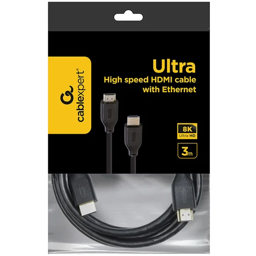  HDMI kabl GEMBIRD, 3 m, Ultra High speed with Ethernet, 8K select series, CC-HDMI8K-3M