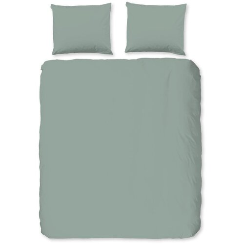 Good Morning Zelena flanelska posteljina za bračni krevet/za produženi krevet 240x220 cm &amp;ndash; Slike