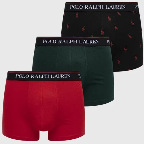 Polo Ralph Lauren Boksarice 3-pack moški, črna barva