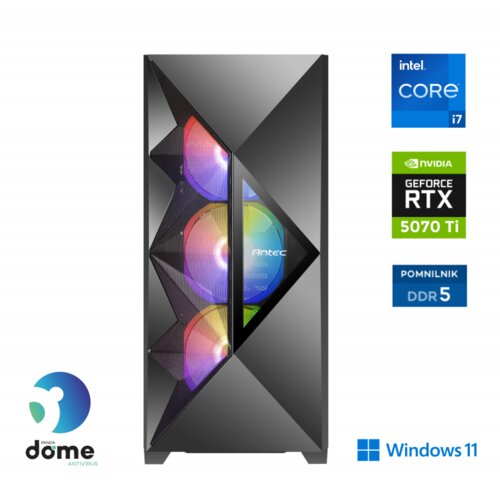  Računalnik ANNI Gamer Extreme i7-14700F / RTX 5070 Ti / 32 GB / 2 TB / W11H Cene