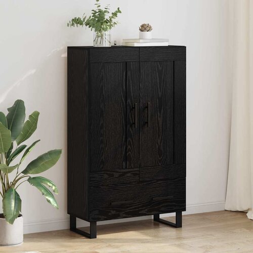  Highboard Crni hrast 69,5 x 31 x 115 cm Konstruirano drvo Cijene