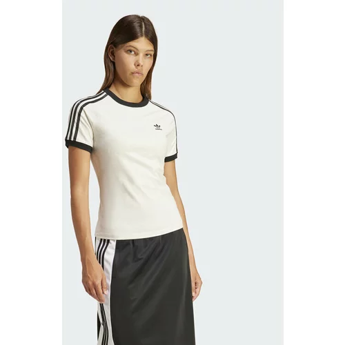 Adidas Majica 3-Stripes IR8104 Bela Slim Fit
