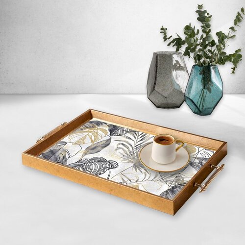 Aberto Design Poslužavnik TPEA9812 50 x 29 x 3.5 cm, Šareni Cene