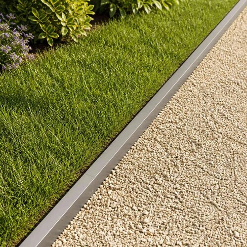 Profil za rubove vrta 10 kom. 100 x 5 x 5 cm Nehrđajući čelik - Nehrđajući čelik 100 x 5 x 5 cm 10 Cijene