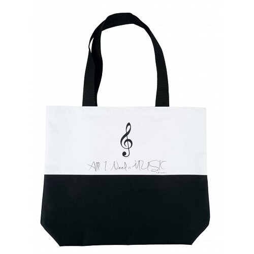  AGIFTY B 3029 City Shopper note \'\'All I need is music\'\' 45*37*12 cm - torba Cijene