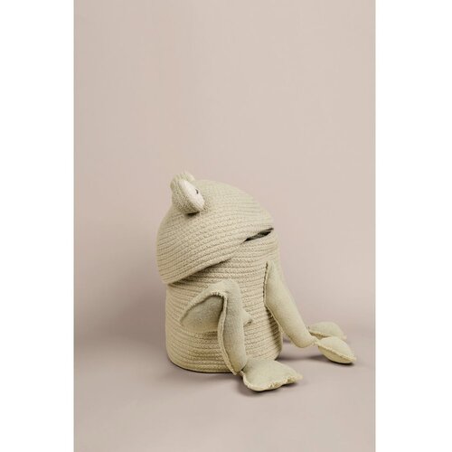 Lorena Canals Svetlo zelena tekstilna otro&amp;scaron;ka &amp;scaron;katla za shranjevanje &amp;oslash; 23x35 cm Fred the Frog &amp;ndash; Slike