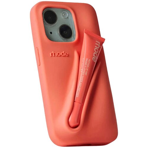  Maska za iPhone 13/ 14/ 15 peach pit Rhode LIP CASE + LIP TINT Cene