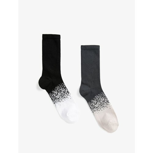 Koton Set of 2 Socks with Abstract Pattern Slike