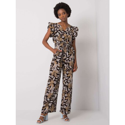 Italy Moda Jumpsuit-DHJ-KO-13568.13P-black-beige Cene