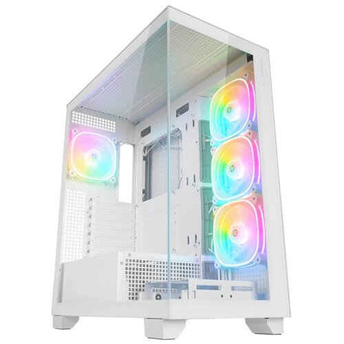 Rampage Kući&scaron;te gaming HYDRA V1 WHITE Type-C+USB3.0+USB2.0 4*ARGB Fan+Hub E-ATX Exclusive Gaming, 39923 Cijene