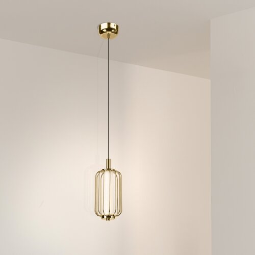  LED luster na sajli BONNIE LED/10W/230V 3000K zlatni Slike