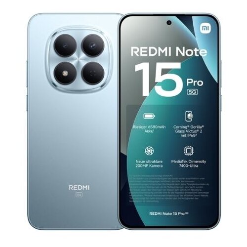 Xiaomi Redmi Note 15 Pro 5G Dual Sim 8GB 512GB plavi Cijene