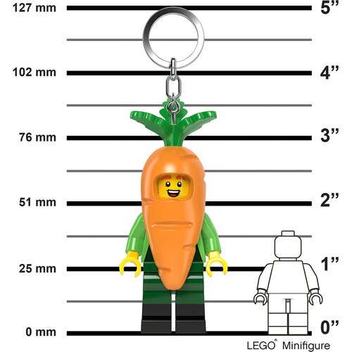 Lego Minifigure privezak za ključeve sa svetlom: Tip u &amp;scaron;argarepa kostimu Slike