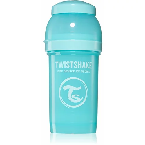 Twistshake Anti-Colic Blue steklenička za dojenčke proti kolikam 180 ml