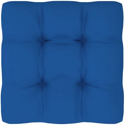 Jastuk za sofu od paleta kraljevsko plavi 70 x 70 x 10 cm