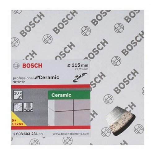 Bosch dij. rezna ploča Ø115 x 22, 23 x 1, 6 x 7 mm, Standard for Ceramic, 2608603231 Slike