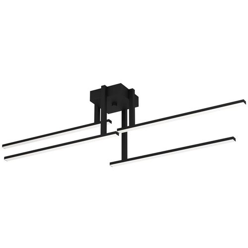 Eglo plafonjera IPOLITTO LED 3600 lm 99,5 cm crna 99817 Slike